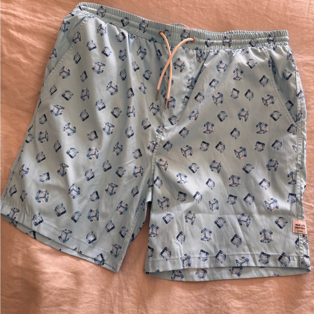 Light Blue Ice Cube Mens Swim Shorts size XXL